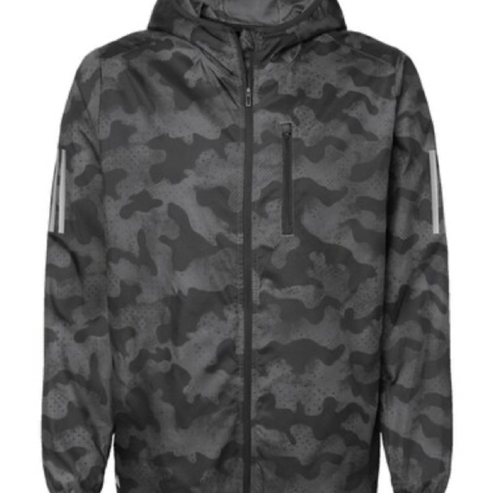 Adidas® Hooded Full-Zip Windbreaker